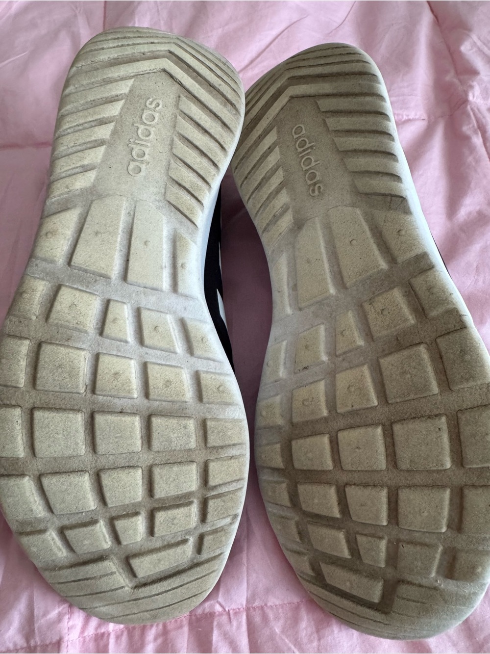 adidas Black Athletic Sneakers with White Stripes - Picture 7 of 7